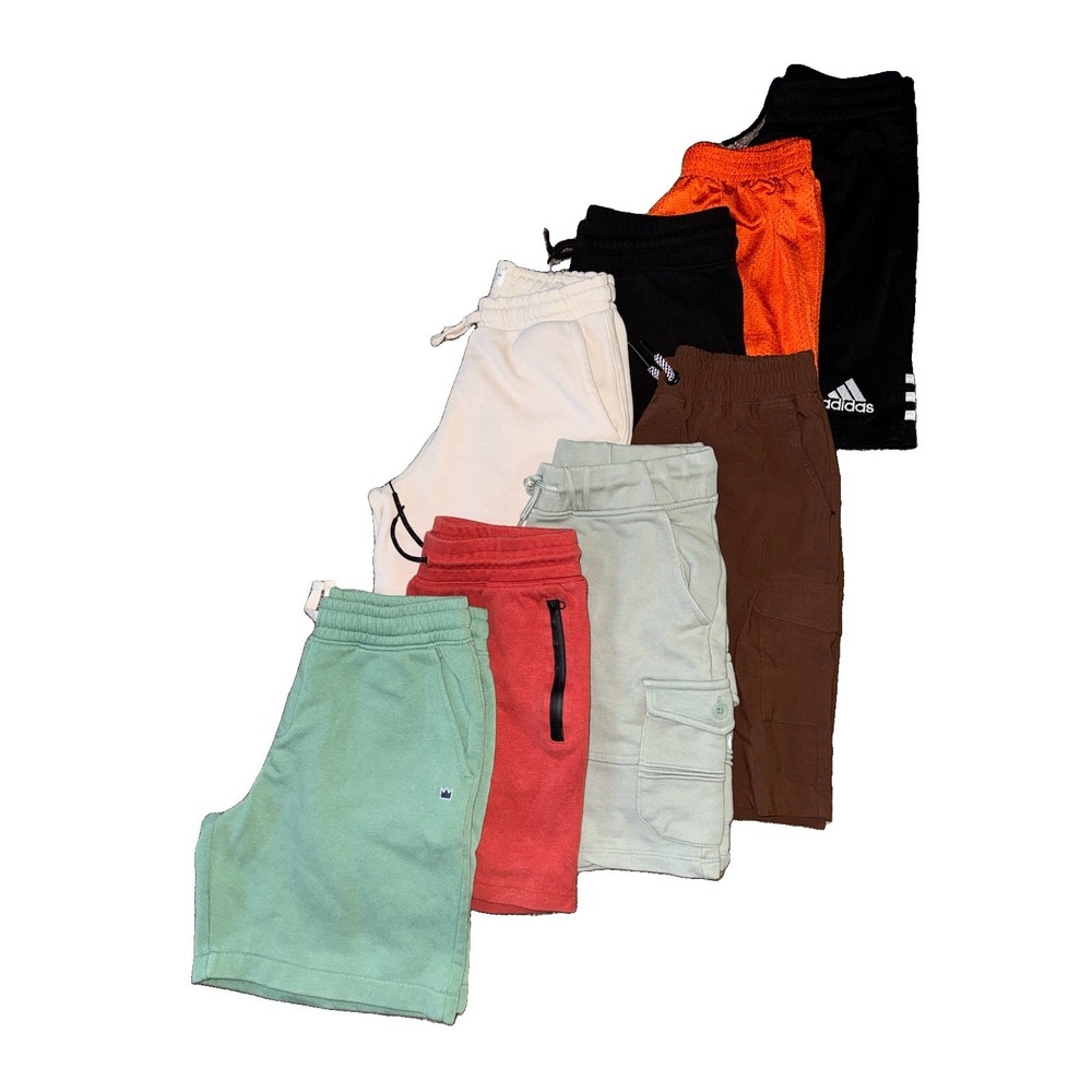 Boys Shorts Pants Jeans, Size L (10-12), Bundle of 8
